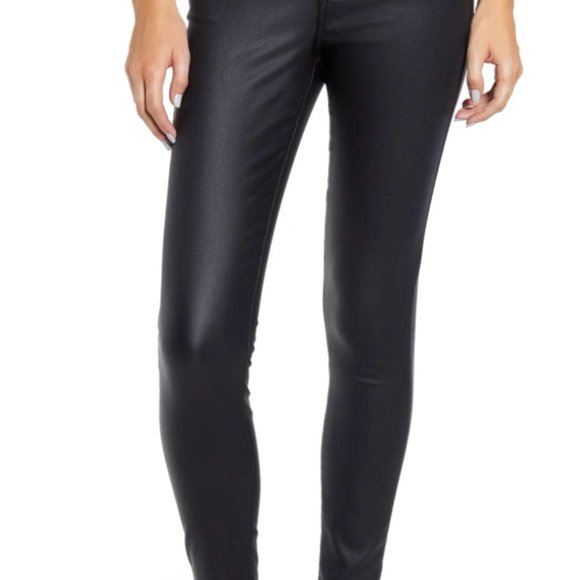 Ellie Coated High Waist Ankle Skinny Jeans - Picture 1 of 6